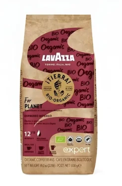 Lavazza Expert !Tierra! Bio Organic Espresso INTENSO / Zrnková káva / 1 000 g (gkk0282219)