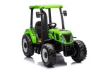 Mamido Mamido Detský elektrický traktor MX-616 s kabínou 12V | 2x45W zelený