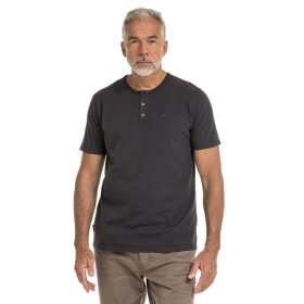 Bushman Pánske henley tričko Wray II, tmavošedé XXXXL