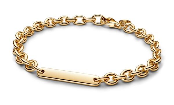Pandora Pozlátený článkový náramok Shine Moments 569523C00 16 cm