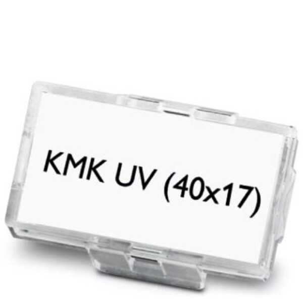 Phoenix Contact 1014109 KMK UV (40X17) držiak označenie Druh montáže: káblové spony priehľadná 50 ks; 1014109