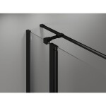 MEXEN/S - Mist T sprchovací kút dvere krídlové pravá 105 x 80, čierna dekor, čierna 8A4T-105-080-70-77-P