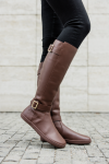 Shapen Glam Brown New Leather barefoot čižmy 40 EUR
