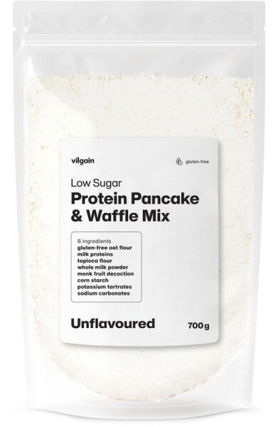 Vilgain Protein Pancake & Waffle Mix Low Sugar – bez príchute 700 g