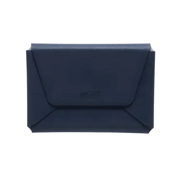 Moft Agile Travel tmavo modrá / Peňaženka / MagSafe / Stojanček / 8 kariet / RFID ochrana (MB005S-1-NVBU)