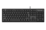 A4Tech FK12 čierna / Multimediálna klávesnica / USB / CZ/US / membránová / Splash Proof (FK12-BK)