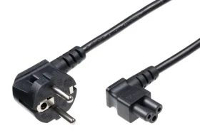 MicroConnect Power Cord CEE 7/7 - C5 čierna / Napájací kábel / 1,8 m / 250 V / 2,5 A (PE010818A)