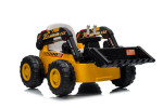 Mamido Mamido Detský elektrický nakladač CAR-26A žltý | 4x4 | RC 2.4Ghz | EKO koža | 12V10Ah