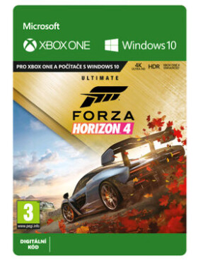 XONE Forza Horizon 4: Ultimate Edition / Elektronická licencia / Závodné / Angličtina / od 3 rokov / Hra pre Xbox One amp; PC (G7Q-00074)