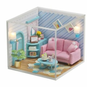 2Kids Toys miniatúra domčeka Slnečná obývacia izba