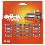 GILLETTE Fusion5 náhradné holiace hlavice 16 ks