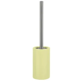 Spirella TUBE WC kefa so žltou keramickou nádobou / nerezová rukoväť / PP hlavica O 72 mm
