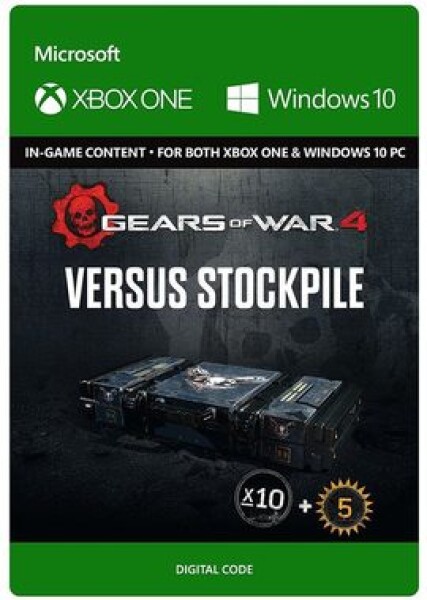 XONE Gears of War 4: Versus Booster Stockpile / Elektronická licencia / Akčné / Angličtina / od 18 rokov / Herný obsah (7LM-00010)