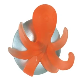 Spirella OCTOPUS detský háčik chobotnice oranžový / polyresin / samolepiaci / 60 x 65 mm (7610583046222)