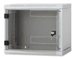 Triton RUA-12-AS6-BAX-A1 / Nástenný rozvádzač 19" / 12U / 600 mm / sklenené dvere / odnímateľné bočnice (RUA-12-AS6-BAX-A1)