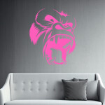 Veselá Stena Samolepka King Kong Farba: hnědá, Veľkosť: 80 x 67 cm
