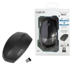 LogiLink Ergonomická bezdrôtová myš čierna / Myš / 2,4 GHz / Bluetooth 4.2 / 1200 DPI / 3 tlačidlá (ID0191)