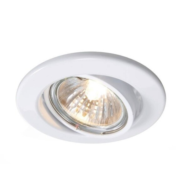 Deko Light Einbauring 89 GU5.3 686868 krúžok pre stropnú montáž LED , halogénová žiarovka GU5.3, MR 16 50 W Dopravní biela (RAL 9016); 686868