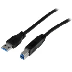 StarTech USB-A/USB-B čierna / Kábel / USB 3.0 / 1 m (USB3CAB1M)