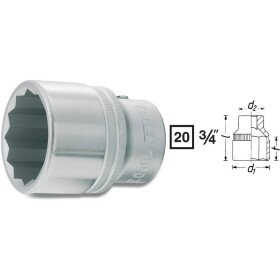 Hazet HAZET 1000AZ-1.5/8 vonkajší šesťhran zásuvka 1 5/8 3/4 (20 mm); 1000AZ-1.5/8