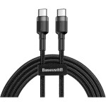 Baseus CATKLF-GG1 kábel USB-C na USB-C čierno-šedá / 1 m (CATKLF-GG1)