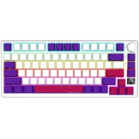 LORGAR KBP7075W (US) biela / bezdrôtová herná klávesnica 75% / US / 2.4GHz / BT 5.0 / RGB (LRG-KBP7075W-WH-US)