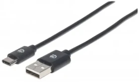 Manhattan kábel Hi-Speed USB-C samec gt; USB 2.0 samec (354912)