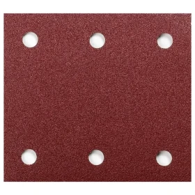 Makita P-33130 / Brúsny papier na drevo kov kameň / suchý zips / Zrnitosť 150 / Rozmery 114x102 mm / dierovaný / 10 ks (P-33130)
