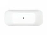 BESCO - Voľne stojaca vaňa ASSOS (NEAPOL) - Farba - Biela, Rozmer vane - 160 × 70 cm VANNEA16W