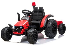 Mamido Detský elektrický traktor s vlečkou Truck červený
