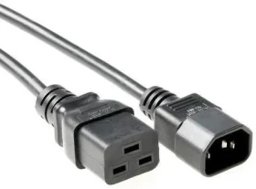 MicroConnect Predlžovací kábel C19 - C14 3M čierna (PE0191430)