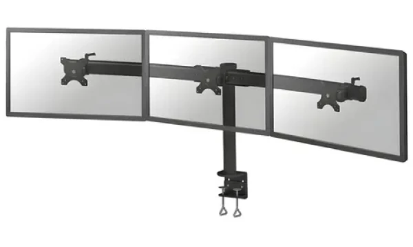 Neomounts FPMA-D700D3 čierna / Držiak pre 3 monitory / 10-27" / upevnenie svorkou (FPMA-D700D3)