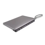 Lindy DST-Mini XT 810 / Dokovacia stanica USB-C / HDMI 2.1 / DisplayPort 1.4a / RJ-45 / 100W PD (43392)