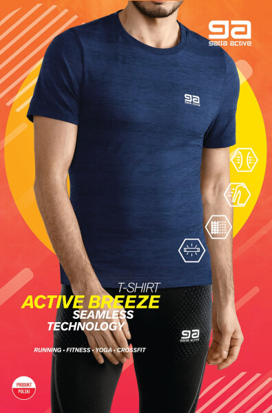 Pánske tričko Gatta 42045S T-shirt Active Breeze Men modrá M-170/176