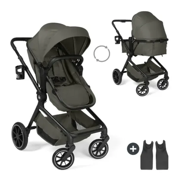Hauck Kombinovaný kočík 2v1 Convert N Care Olive (HK309230)