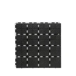 PROSPERPLAST Záhradné dlaždice EASY SQUARE 9ks čierna / 40 x 40 cm (IES40-S411)