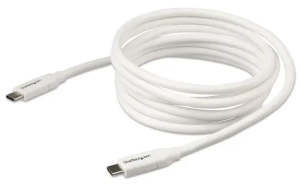 StarTech USB-C biela / Napájací kábel / PD 5A / 2m (USB2C5C2MW)