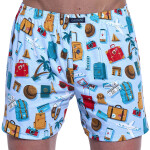 Pánske šortky 011/169 Classic plus - CORNETTE světle modrá 3XL