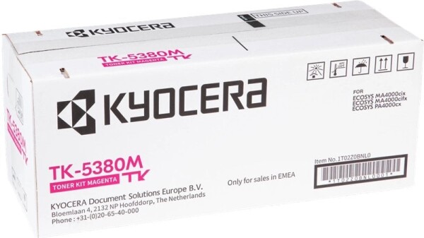 Kyocera Kyocera TK-5380M (1T02Z0BNL0) Toner Cartridge, Magenta