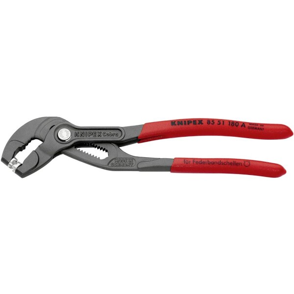 Knipex 85 51 180 A kliešte na spony pružného pásu 180 mm; 85 51 180 A