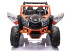 Mamido Elektrické autíčko Buggy UTV-MX 24V 4x4 oranžové