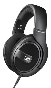 Sennheiser HD 569 čierna / dynamické uzavreté slúchadlá / 3.5 + 6.3 mm / 1.2 m (506829)