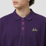 Tričko Playboy x FTSHP Short Sleeve Polo Purple S