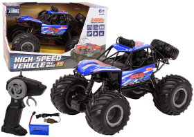 Mamido RC terénne auto 1:8 s modrými tlmičmi