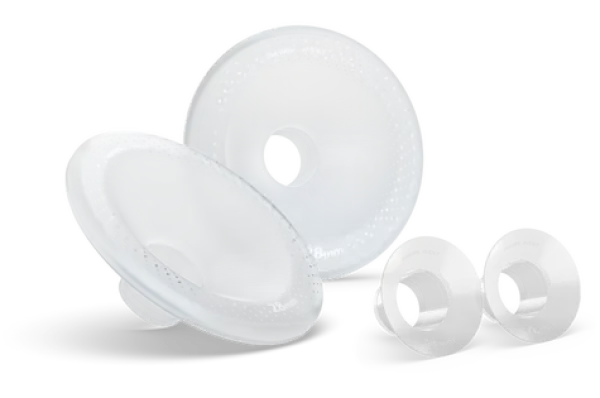Philips Avent SCF552/11 / Silikónová vložka a nadstavec na bradavku / Silikón / L / 2+2 ks (SCF552/11)