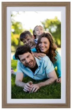 Rollei fotorámik WiFi 212 Svetlé drevo / dotykový IPS displej 21.5"/ 32GB / 4W / aplikácia Frameo (50018)