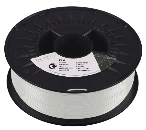 Smartfil PLA filament biely ivory 1,75 mm 1 kg