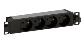 Legrand PDU 10" 4x230V / Rozvodný panel / 1U / 16A / kábel 1 m (646800)
