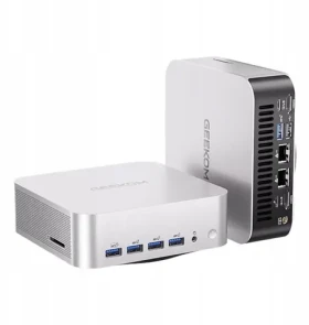 GEEKOM A9MAX strieborná / AMD AI 9 HX 370 2.0GHz / 32GB DDR5 / 1TB SSD / Radeon 890M / W11P (GMA9MAXAI9HX370-321-)