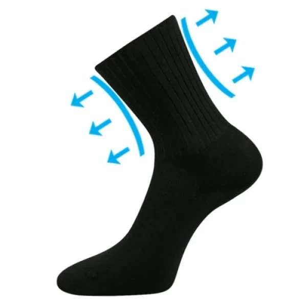 Ponožky BOMA Diarten black 3 páry 38-39 100587